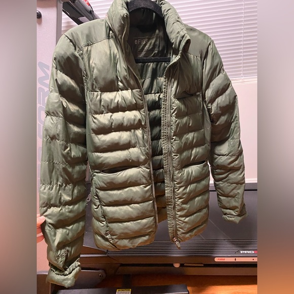 On shift packable puff jacket XS in green - Picture 11 of 15